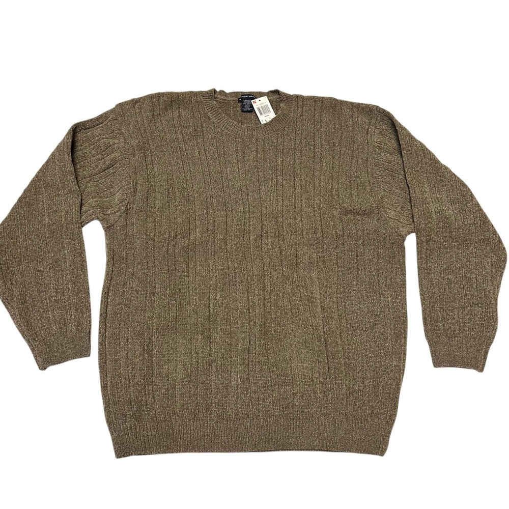 Knightsbridge NWT - Men’s Acrylic Ribbed Crewneck Sweater Sz. Large